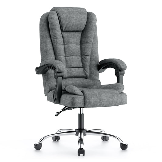 Naspaluro Ergonomischer Bürostuhl Verstellbar Dunkelgrau